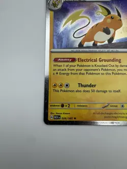 Raichu 026/165 Cosmos Holo 151 Sam's Club Exclusive Promo Pokemon TCG - Image 4