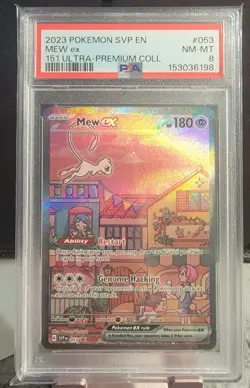 2023 Pokemon TCG Mex Ex SVP #53 151 Ultra Premium Collection Promo PSA NM-MT 8 - Image 1