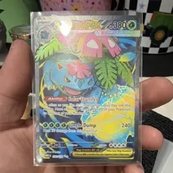 Pokemon Mega Venusaur EX Full Art Holo Ultra Rare 155/132 Me01: Mega Evolution - Image 1