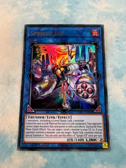 YUGIOH SPRIGHT ELF ULTRA RARE 1ST EXC POTE-EN049 - Image 1