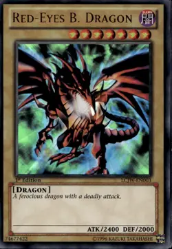 Red-Eyes B. Dragon 1st Ed Ultra Rare LCJW-EN003 Yu-Gi-Oh! - Image 1