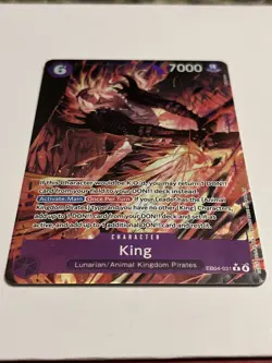 King Rare (R) EB04-031 The Azure Sea's Seven Alternative Art English Foil - Image 3
