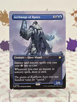 MTG Archmage of Runes (Borderless) RDN Foundations Regular Magic The Gathering - Image 1