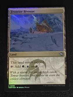 MTG Tarkir: Dragonstorm Frontier Bivouac Foil 0256 NM - Image 1