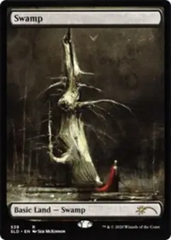 [1x] Swamp (539) - Artist Series: Seb McKinnon Near Mint, English Secret Lair MT - Image 1