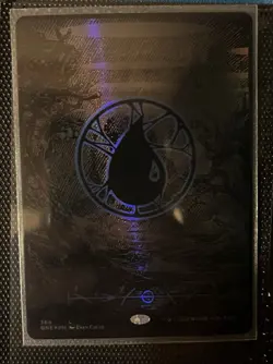 MTG Phyrexia Oil Slick Land Set: Swamp, Forest, Mountain, Plains, Island - Image 5