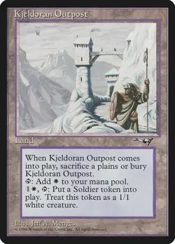 1x Kjeldoran Outpost (SP/LP) Alliances ALL - MTG Magic the Gathering - Image 1