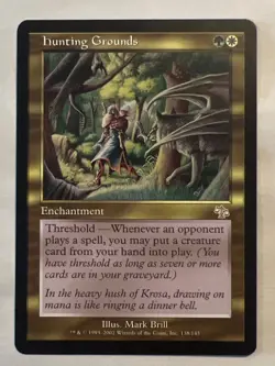 MTG - Hunting Grounds - Judgment - Rare - NM/LP - Magic the Gathering - Image 1