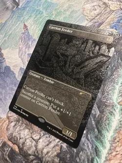MTG Carrion Feeder (Borderless) Foil Etched Secret Lair Drop NM - Image 2