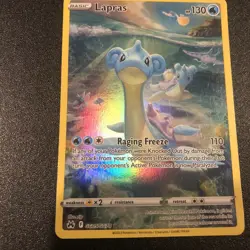 Pokemon SWSH Lapras Ultra Rare Holo GG05/GG70 Crown Zenith Galarian Gallery NM - Image 2