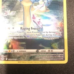 Pokemon SWSH Lapras Ultra Rare Holo GG05/GG70 Crown Zenith Galarian Gallery NM - Image 4
