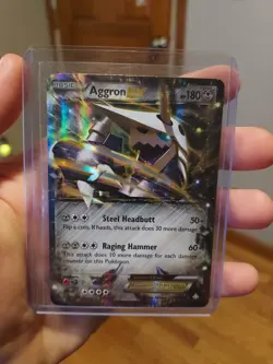 Aggron EX 93/160 Primal Clash Ultra Rare Near Mint Pokemon Card TCG - Image 1