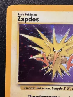 Zapdos 15/62 Fossil Pokemon Card Corrected Holo Foil Rare HP - Image 3