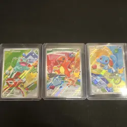 Pokemon First Partner Gen 1 Bulbasaur Charmander Squirtle - Image 1