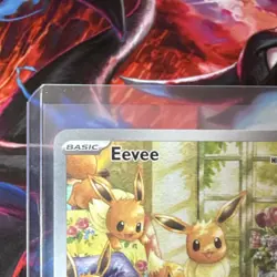 Pokemon Eevee 188/167 Sv06: Twilight Masquerade Holo Illustration Rare Full Art… - Image 2