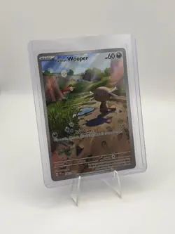 Pokemon TCG Paldean Wooper 102/094 Phantasmal Flames Illustration Rare Holo 60 … - Image 1