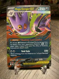 Mega Gengar EX 056/094 ME02: Phantasmal Flames Pokemon TCG - Image 1