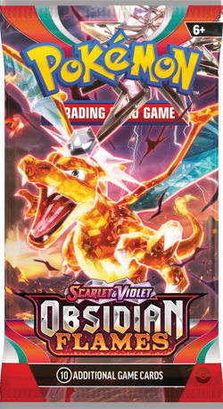 Pokemon Scarlet And Violet Obsidian Flames Booster Pack (Random Art) - Image 1