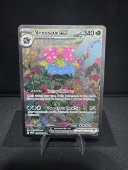 Venusaur ex 198/165 SV: Scarlet & Violet 151 Special Illustration Rare Pokemon - Image 1