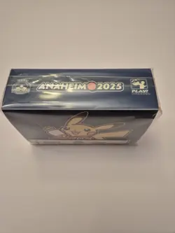 Sealed 2025 Pokemon World Championships Anaheim Pikachu Double Deck Box - Image 2