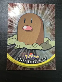 Diglett Holo - #50 Series 1 Topps - Pokemon Card - LP - Image 1