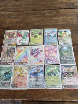 Lot Of Pokemon Cards VG Tcg ( 61) Pikachu Charizard Rainbow - Image 4