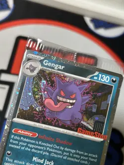 DOUBLE SWIRL 🌀🌀 Gengar 050/088 Gamestop STAMPED Perfect Order GS PROMO SEALED - Image 4