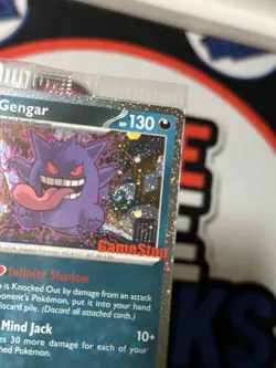 DOUBLE SWIRL 🌀🌀 Gengar 050/088 Gamestop STAMPED Perfect Order GS PROMO SEALED - Image 5
