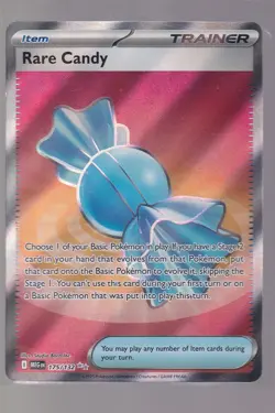 Rare Candy 175/132 ULTRA RARE HOLO FULL ART Mega Evolution Me01 Pokemon English - Image 1
