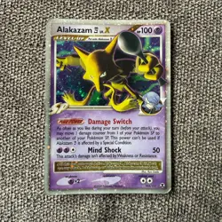 Alakazam LV.X Holo Ultra Rare 103/111 Rising Rivals Pokemon English - Image 1