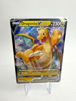 Pokemon TCG NM Dragonite V 049/078 Pokemon GO Holo 2022 - Image 1
