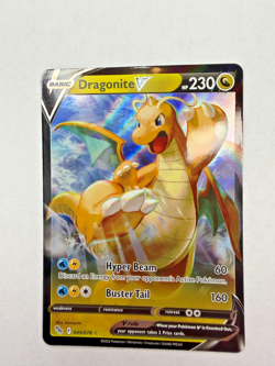 Pokemon TCG NM Dragonite V 049/078 Pokemon GO Holo 2022 - Image 2