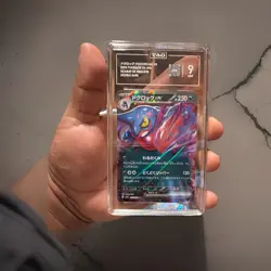 Pokemon Toxicroak EX Scarlet EX Double Rare TAG Graded 055/078 2023 Holo - Image 1