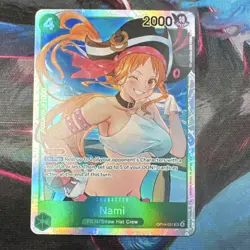 Bandai One Piece Card Game OP14 Foil SR 2 Card Lot Nami OP14-031 Luffy OP14-034 - Image 3