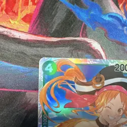 Bandai One Piece Card Game OP14 Foil SR 2 Card Lot Nami OP14-031 Luffy OP14-034 - Image 4