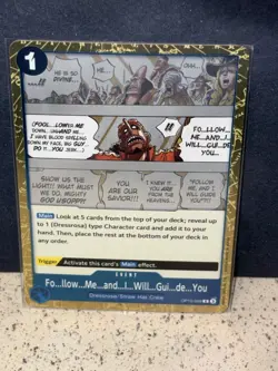 One Piece CCG Usopp Fo...Llow...Me...And...I...Will...Gui...De...You OP10-059 O… - Image 1