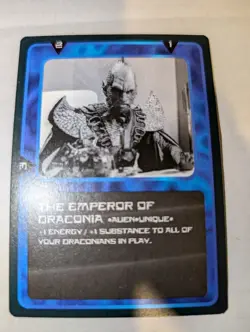The Emperor of Draconia - Doctor Who - Collectible Card Game - CCG - Image 1