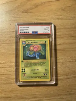 Pokemon TCG - Thicc Venusaur Meme Card (Unofficial parody - NOT PSA Graded) - Image 1