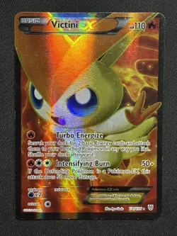 Victini EX (131 Full Art) 131/135 Plasma Storm Ultra Rare Holo Pokemon Card MP - Image 1