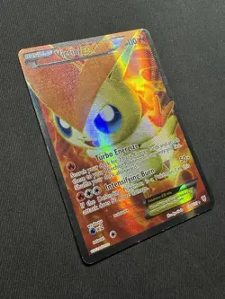 Victini EX (131 Full Art) 131/135 Plasma Storm Ultra Rare Holo Pokemon Card MP - Image 3