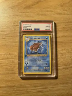 Pokemon TCG - Thicc Blastoise Meme Card (Unofficial parody - NOT PSA Graded) - Image 1