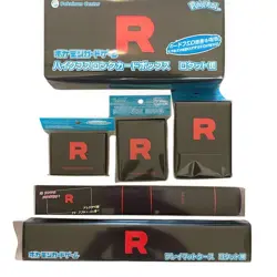 Pokemon Card Team Rocket playmat case Damage Counter Peripheral Goods 6 set New - Image 1