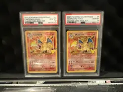 PSA 10 GEM MINT Charizard Celebrations Classic Collection Holo Pokemon Card - Image 2
