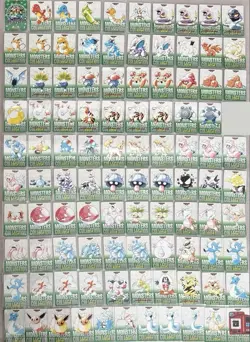 Vintage 1996 Japanese CCG TCG Pokemon Carddass Card GREEN lot bulk sale G56415 - Image 1