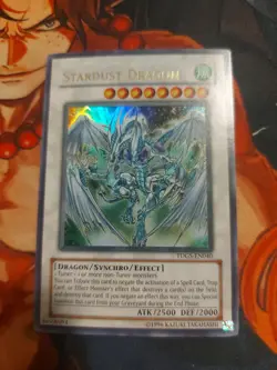 Stardust Dragon TDGS-EN040 Ultra Rare Unlimited Light Play+ Yugioh - Image 1