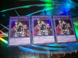 3x Witchcrafter Vice-Madame 1st Edition Ultra Rare MAMA-EN020 Yu-Gi-Oh! - Image 1