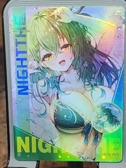Goddess Story Absolute Terror Field Waifu SSR Spicy Night Lingerie Card SSR-027 - Image 1