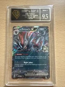 N's Zoroark Ex 098/159 Pokemon TCG Card Journey Together English - Mint 9.5 - Image 1