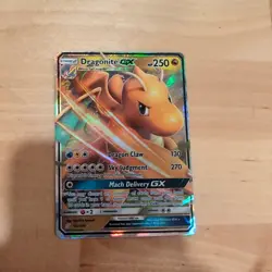 Pokemon TCG Dragonite GX 152/236 Ultra Rare Holo Card M/NM - Image 1