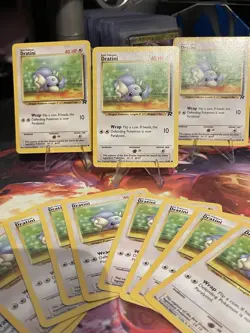 Vintage Pokemon Dratini Card 53/82 Team Rocket LP Condition - Image 1